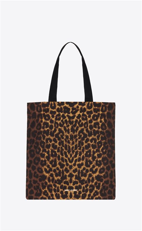 tote bag yves saint laurent leopard|yves saint laurent totes.